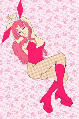 Fanart of the VTuber Bia Bigshot (ARRABBIATAHOE) on Twitch.