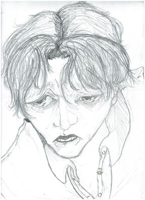 Fanart of Henryk (the chef) from Fear & Hunger Termina.