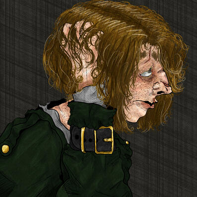 Fanart of Pavel Yudin from Fear & Hunger Termina.