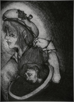 Fanart of Edgar Valden (Painter) and Vera Nair (Perfumer) from Identity V.