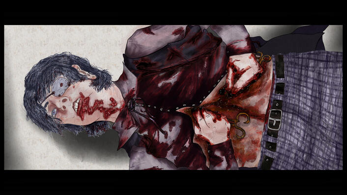 Fanart was inspired by Daan/Daniël (the doctor) from Fear & Hunger Termina. Based on a screenshot of American Mary. Made for a friend's birthday.